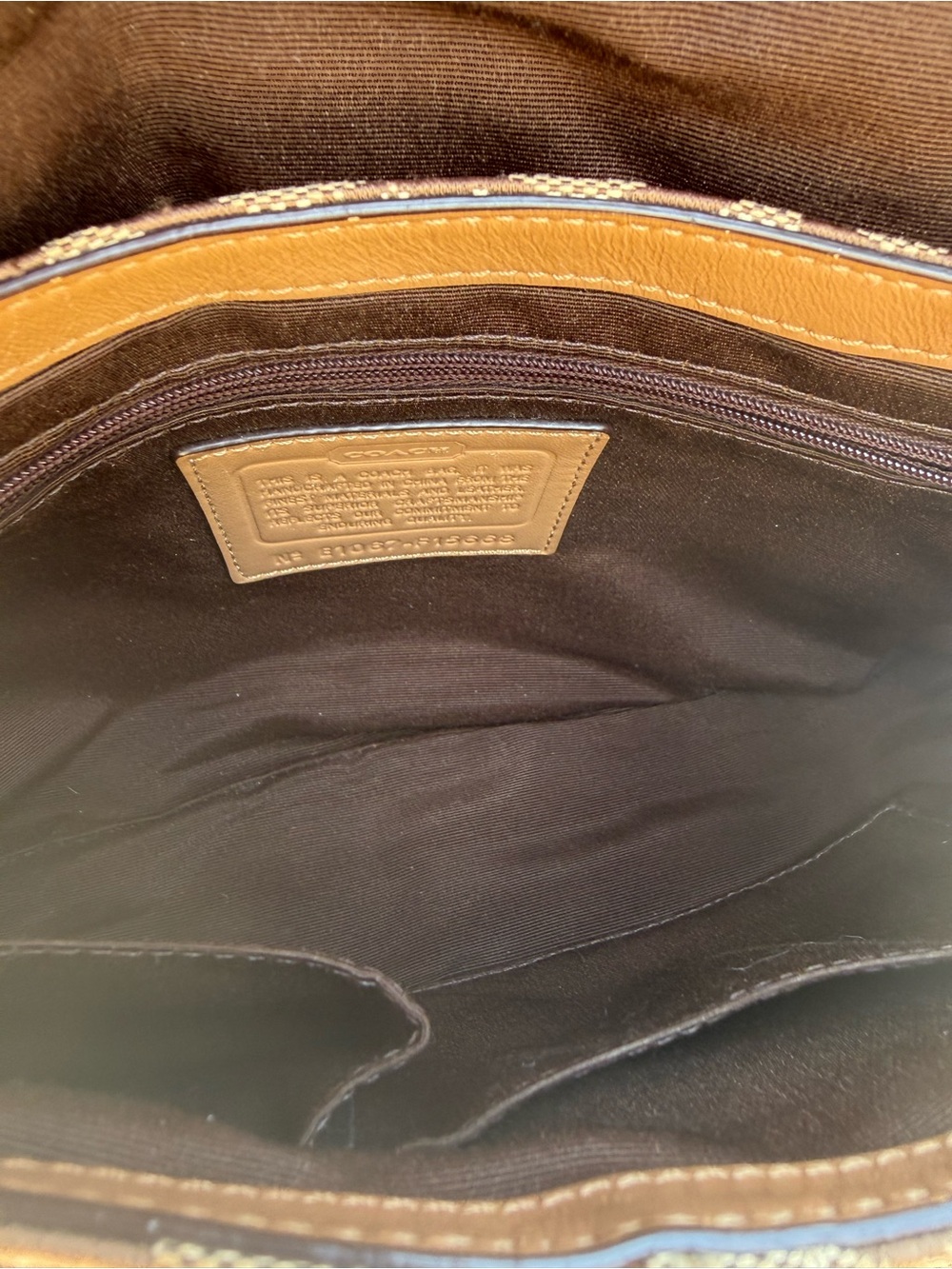 Coach Soho flap Signature Canvas Shoulder Bag - Picture 6 of 8